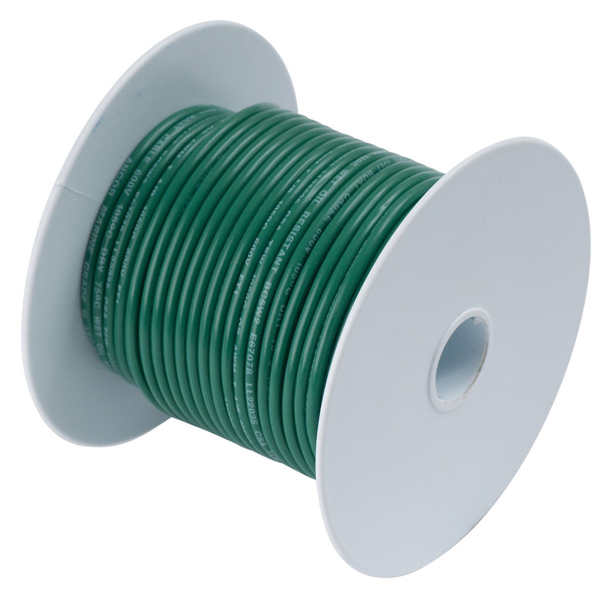 Ancor Green 10 AWG Tinned Copper Wire - 250