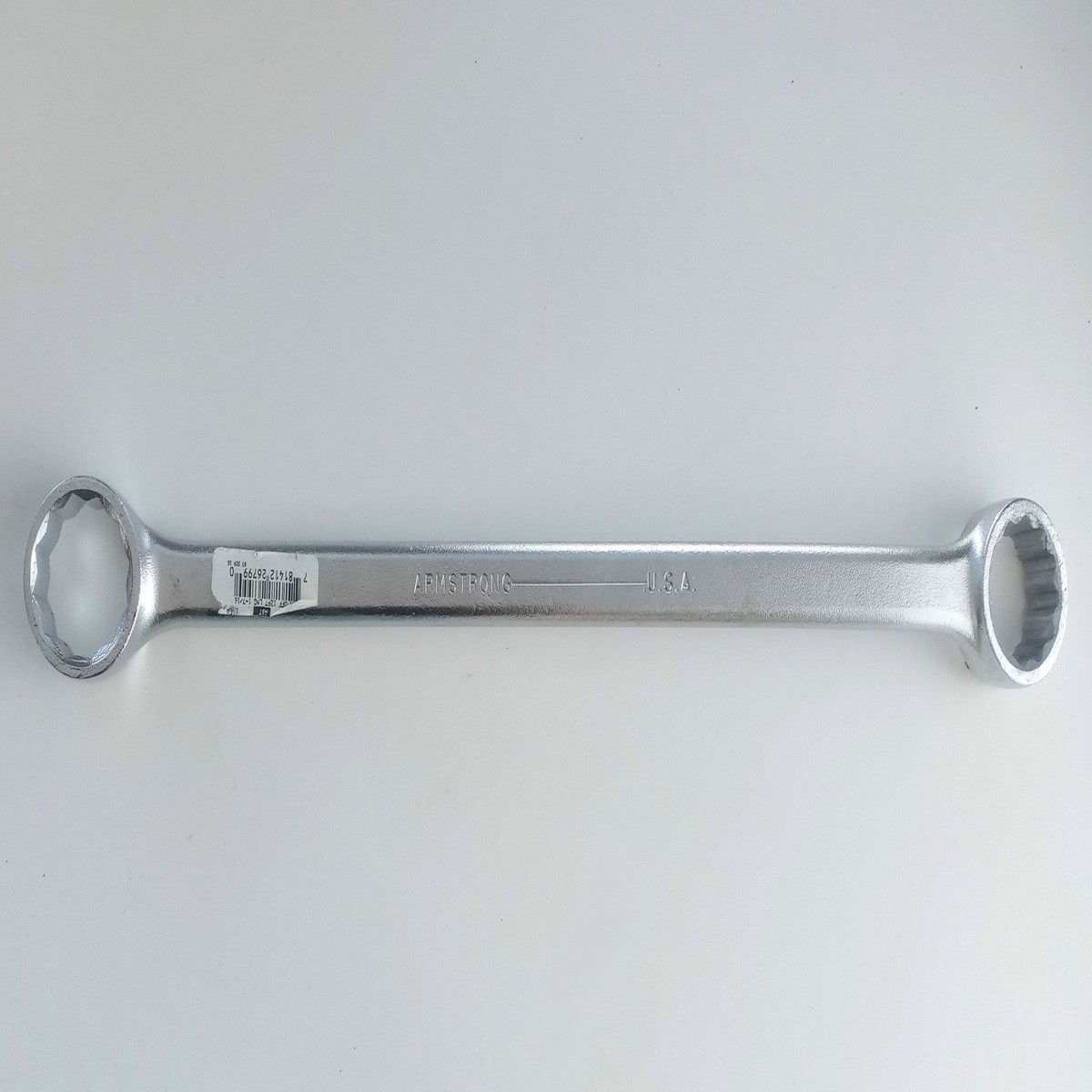 Armstrong 26-799 12 Point Satin Finish 15 Offset Box Wrench 1-7/16 x 1-5/8" USA
