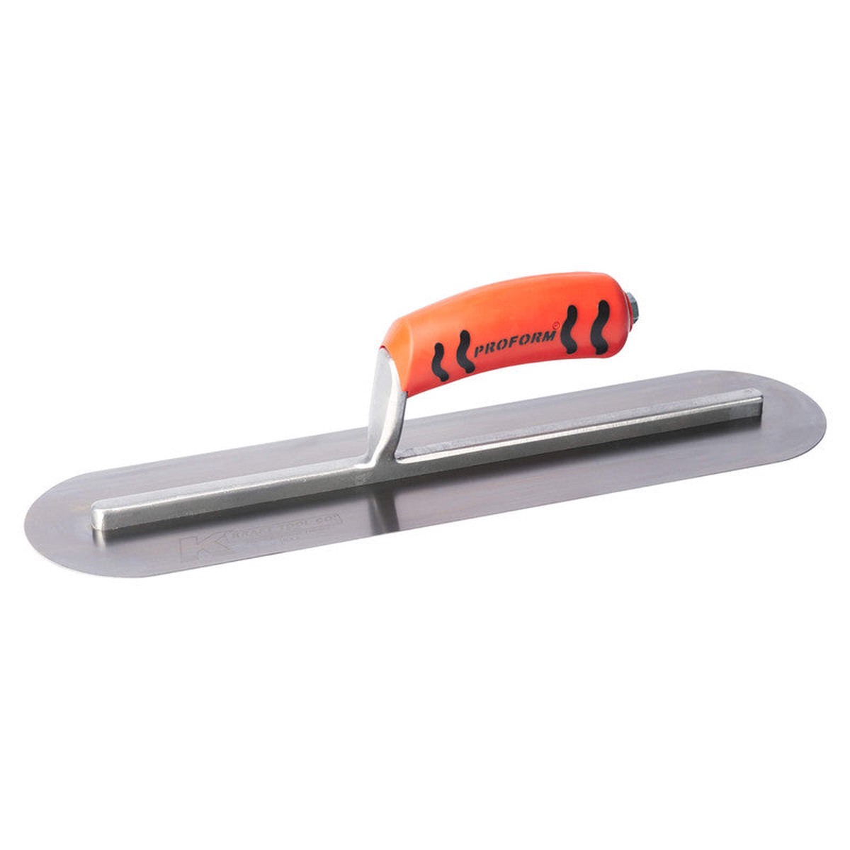 Kraft Tool Co Pool Trowel Carbon Steel 405mm x 100mm - ProForm Handle Long Shank - FT4K0029-UNIT - CF447PF