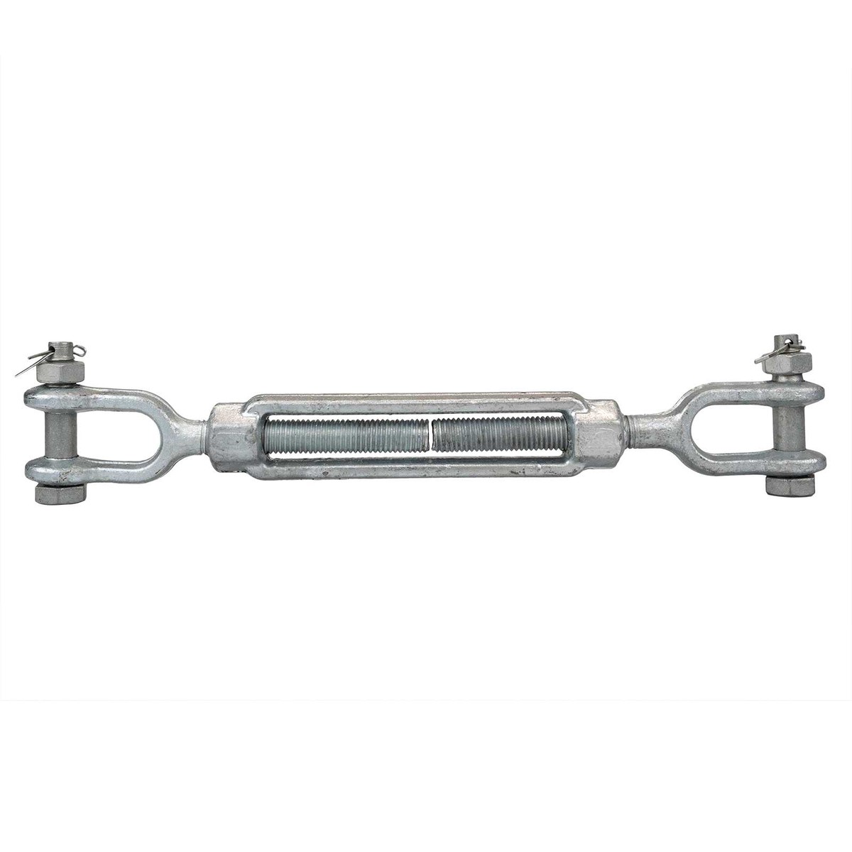 1-1/4" x 24" Jaw & Jaw Galvanized Turnbuckle