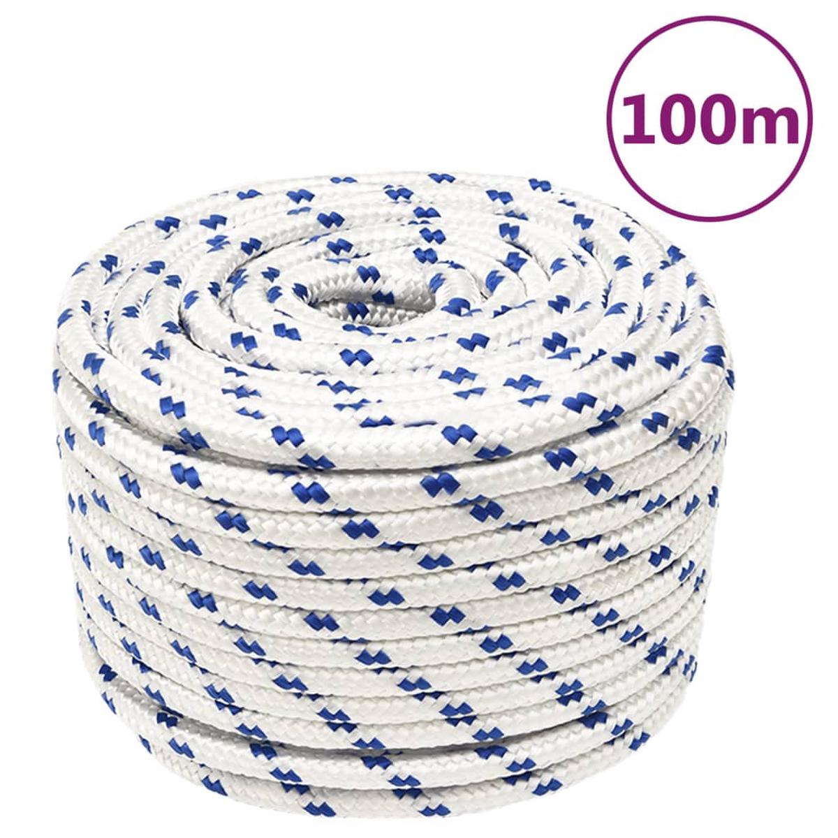 Berkfield Boat Rope White 12 mm 100 m Polypropylene