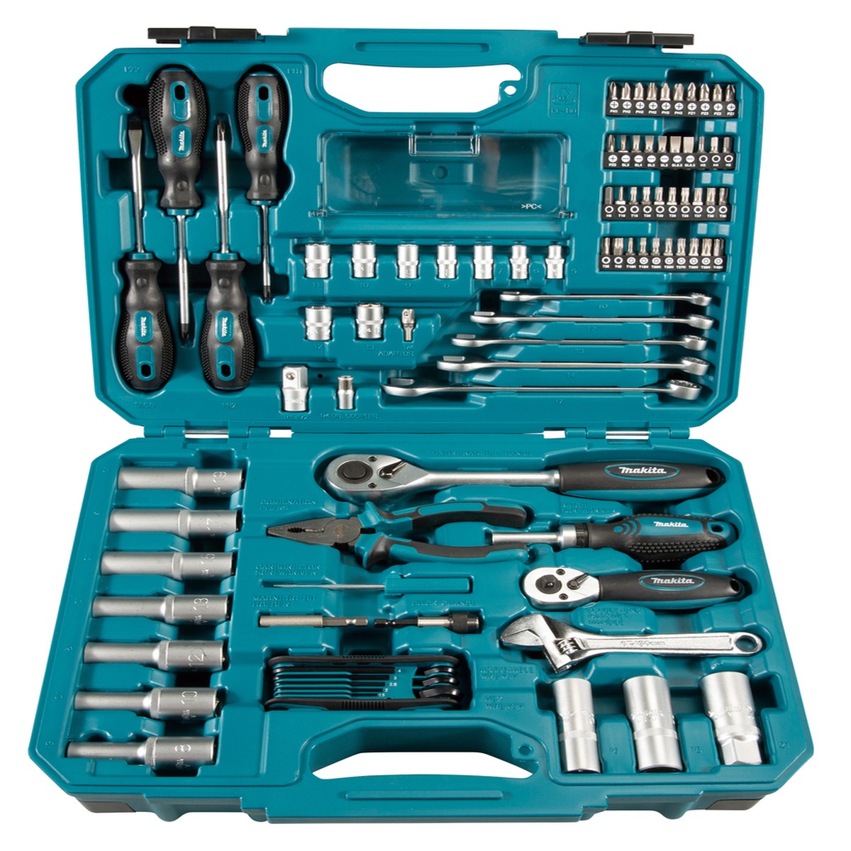 Makita E-08458 Hand Tool Set, 87 pcs.