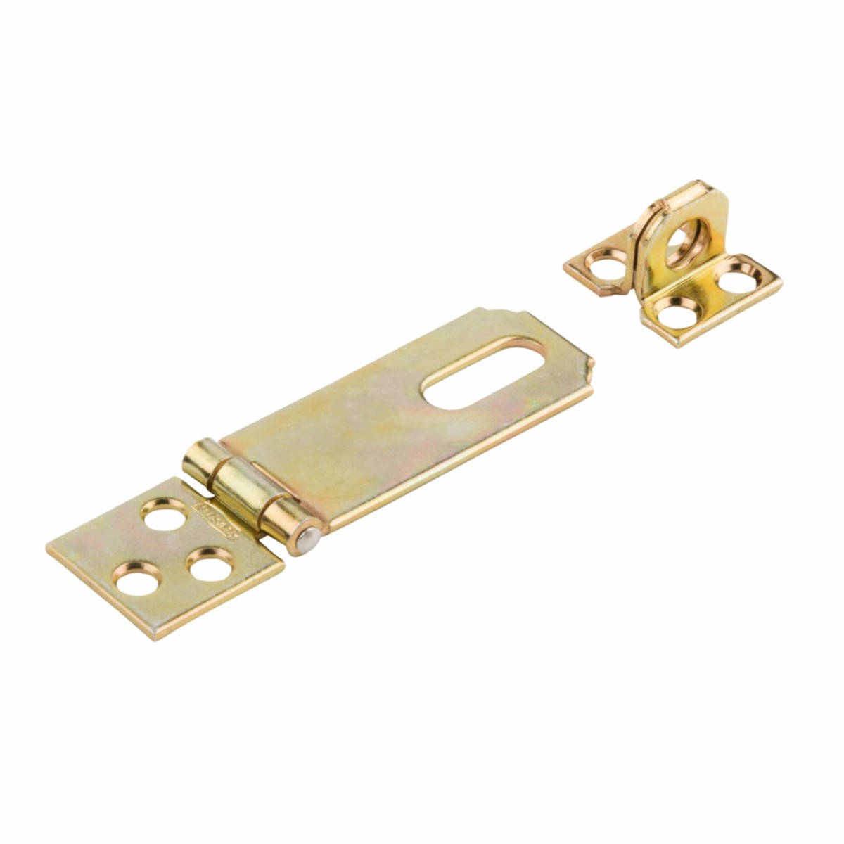 National Hardware 2-12 Brass Non-Swivel Safety Hasp