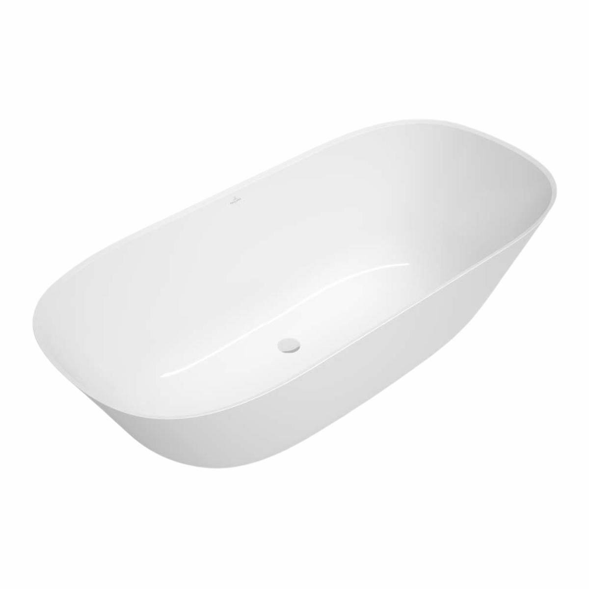 Villeroy & Boch Theano 1750mm Quaryl Freestanding Bath Alpine White