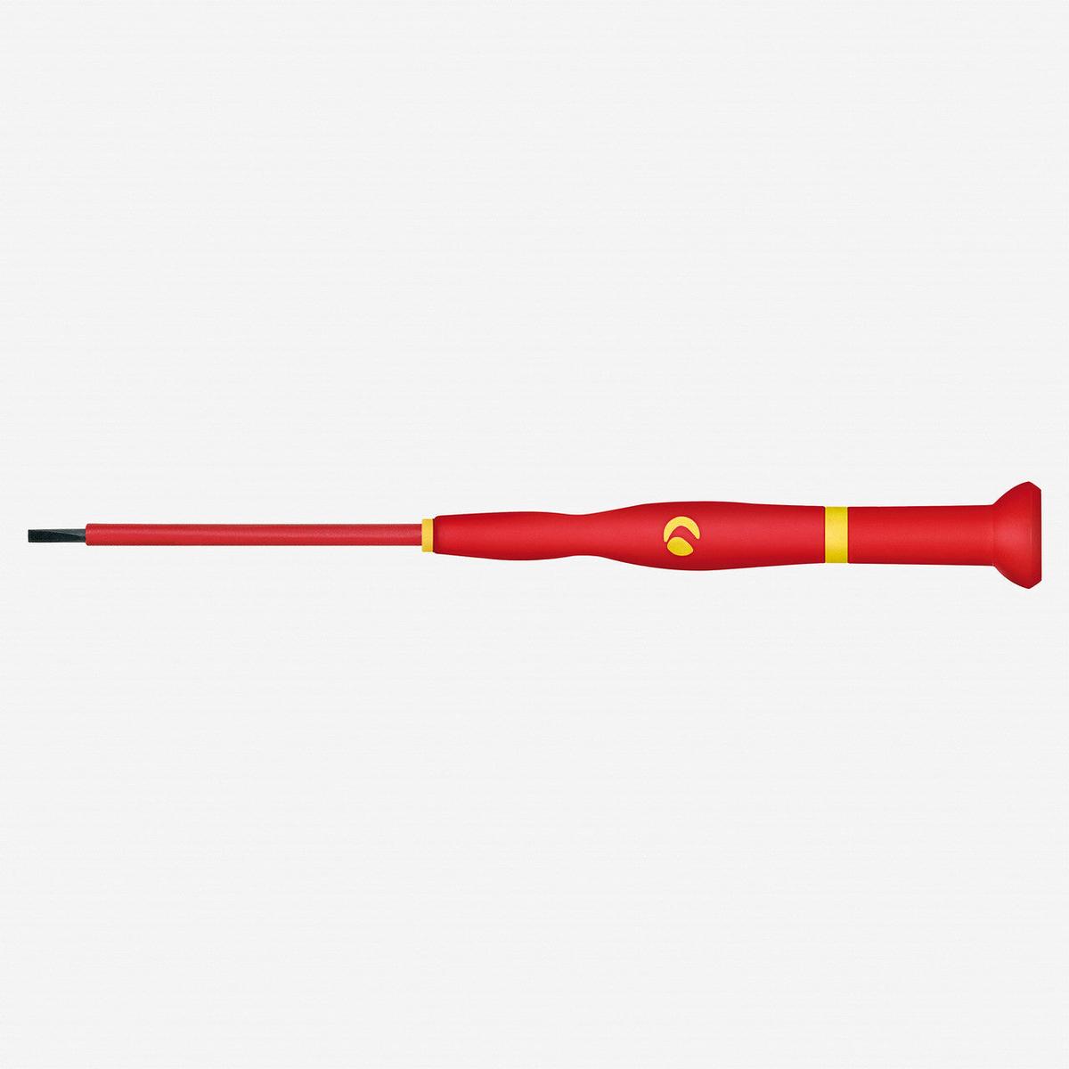 Witte Pro Wittron VDE Precision Slotted Screwdriver, 3.0 x 75mm