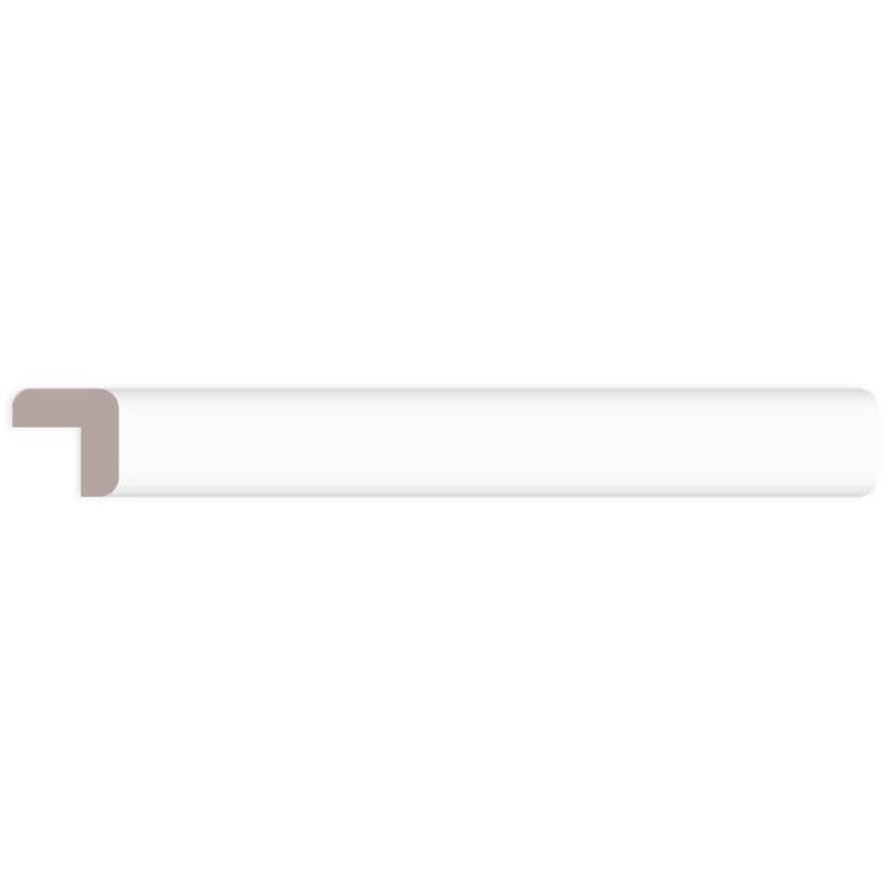 11/16" x 11/16" x 8' Finger Jointed Primed Pine Outside Corner Moulding