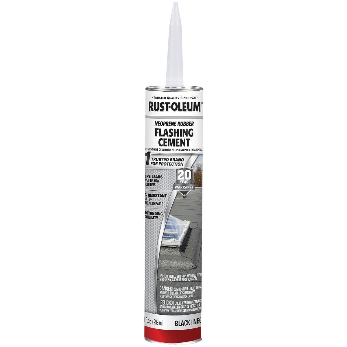 Rust-Oleum 101 Oz Black Neoprene Rubber Flashing Cement