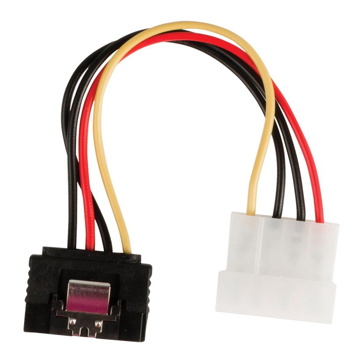 (Disc) Glaxio Internal power adapter cable SATA 15-pin female with lock to Molex male 0.15m multicolour VLCP73535V015 LL IG1.LL.100 Stocked GETR