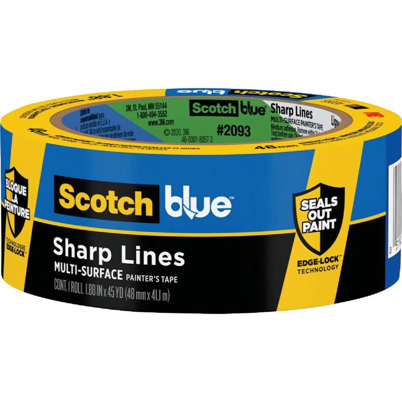 3M Scotch Blue 1.88 In. x 45 Yd. Sharp Lines Painter's Tape