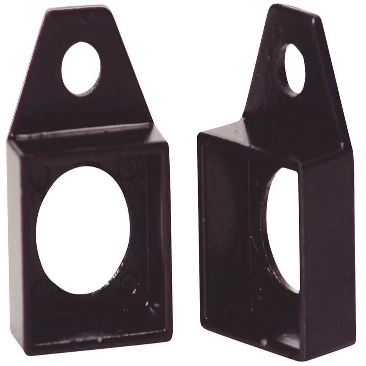 Column Socket Black 2pk