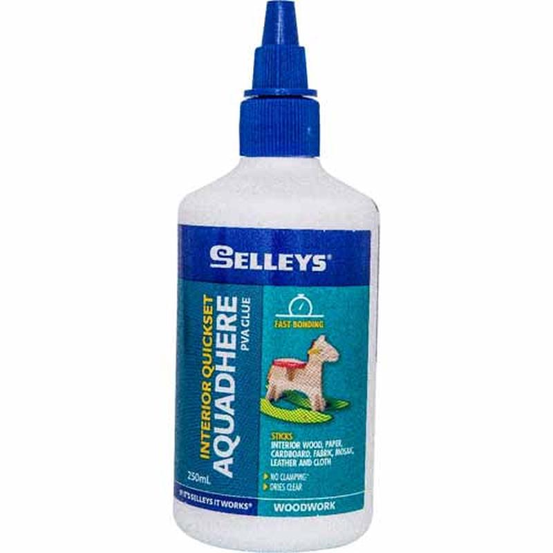 Selleys Aquadhere Quickset PVA Glue 250ml White