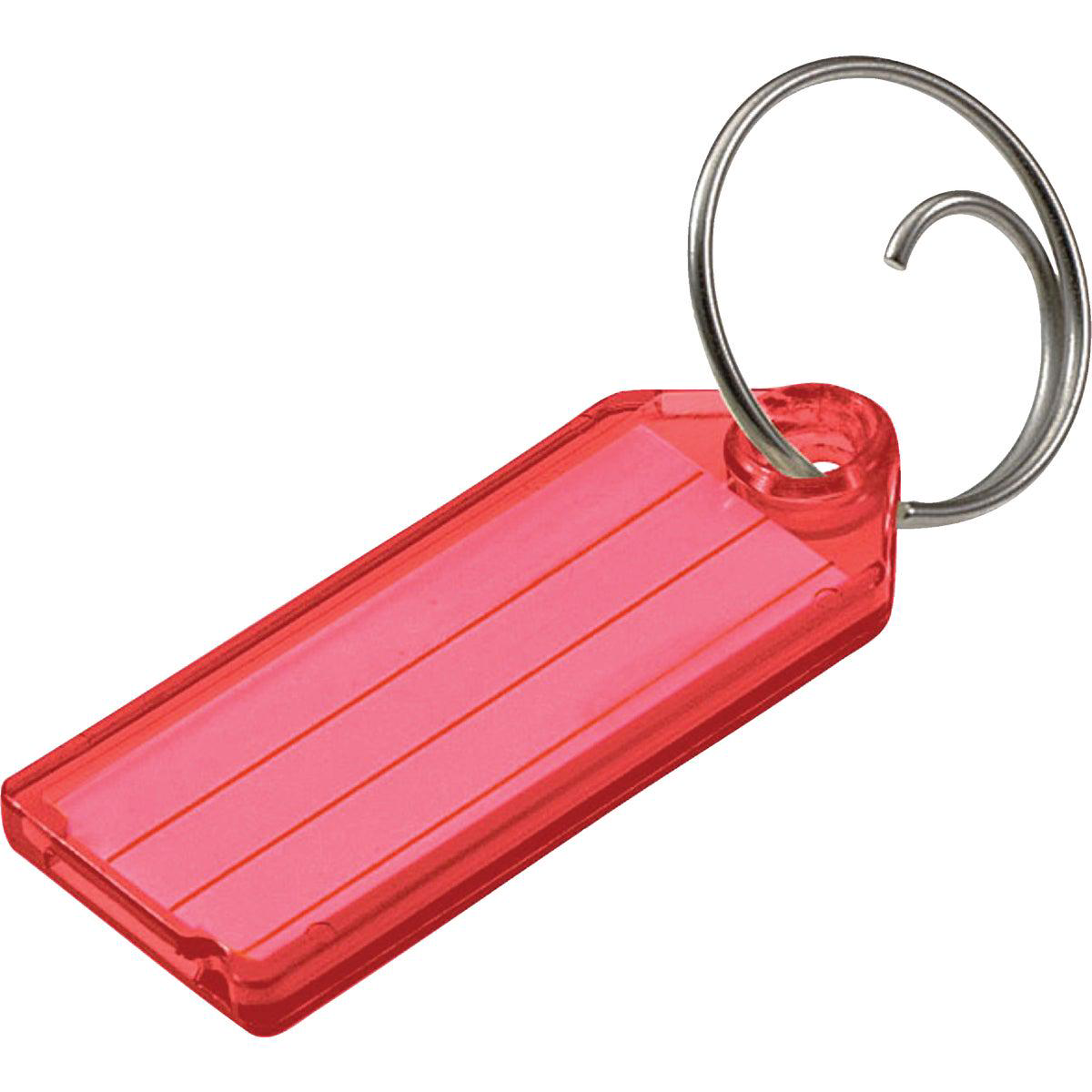 Lucky Line Transparent 2-14 In ID Key Tag (2-Pack)