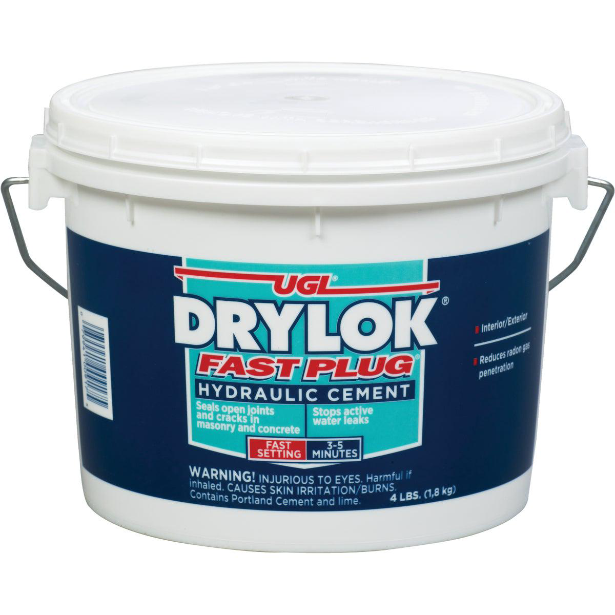 Drylok Fast Plug 4 Lb Pail Hydraulic Cement
