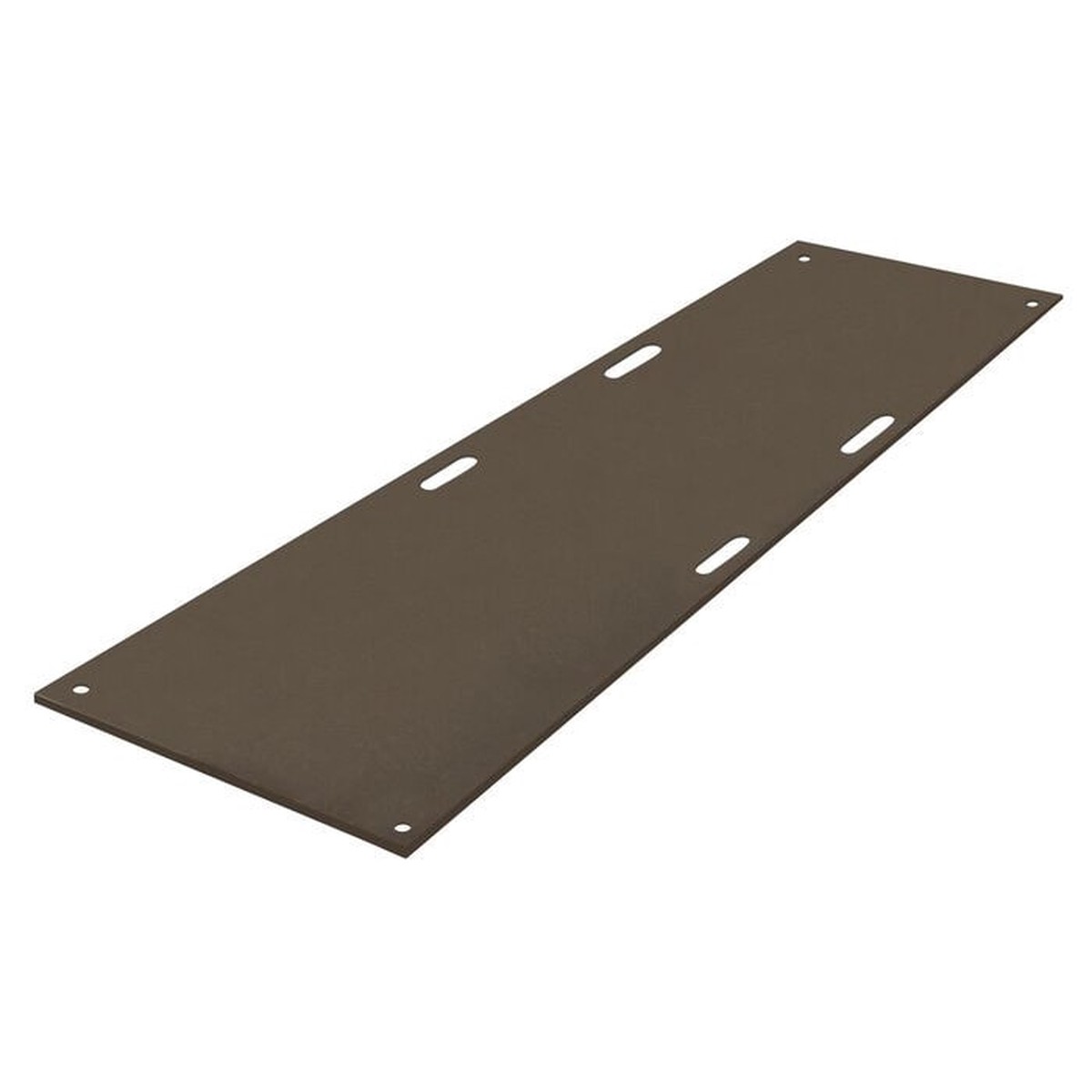 2' x 8' AlturnaMAT Ground Protection Mat with Hand Holes, 120 Ton Capacity, Black - AM28HH8