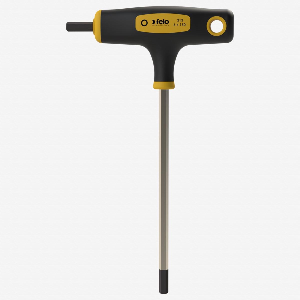 Felo Dual Metric Hex T-Handle, 6.0 mm x 150 mm