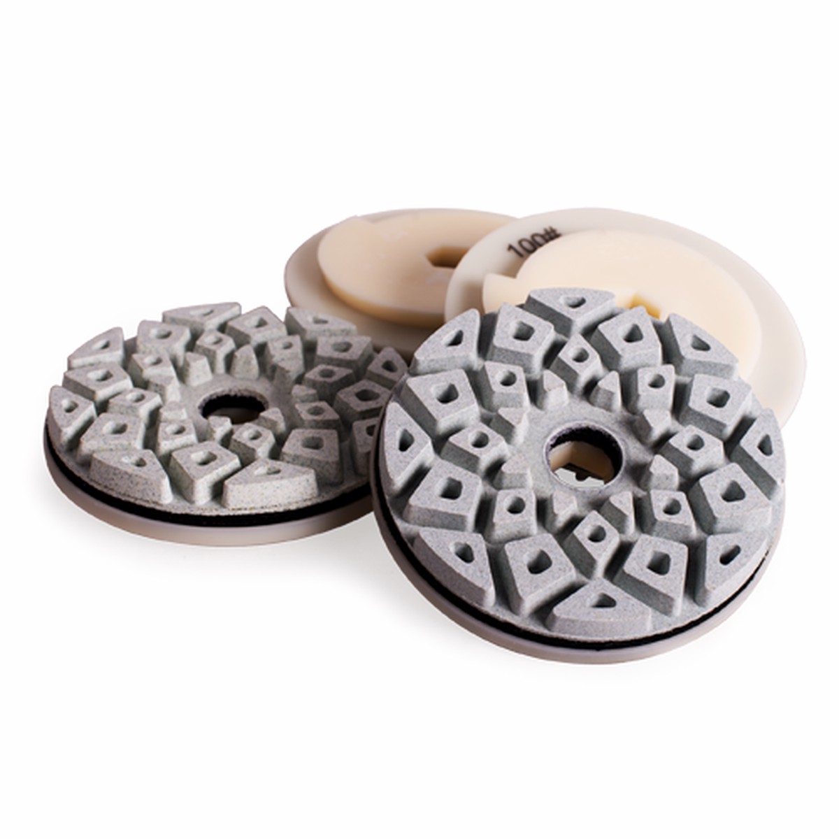 In-Line Snail lock Polishing Pads - ASFM