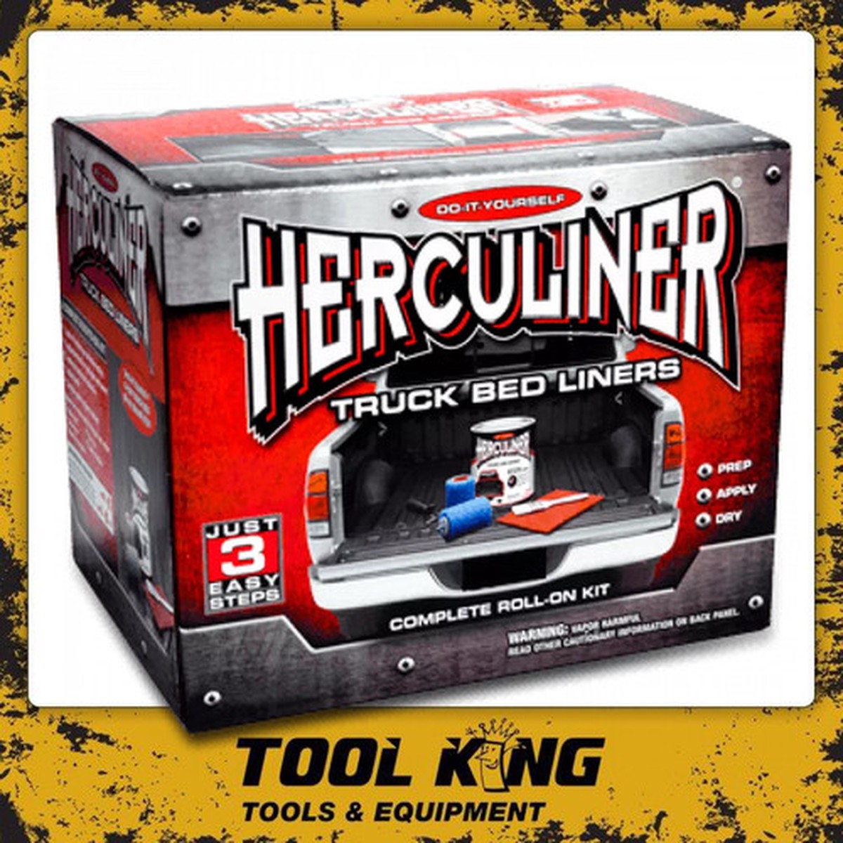 Herculiner Roll On Bed Liner kit for Utes & Trucks Made in the USA