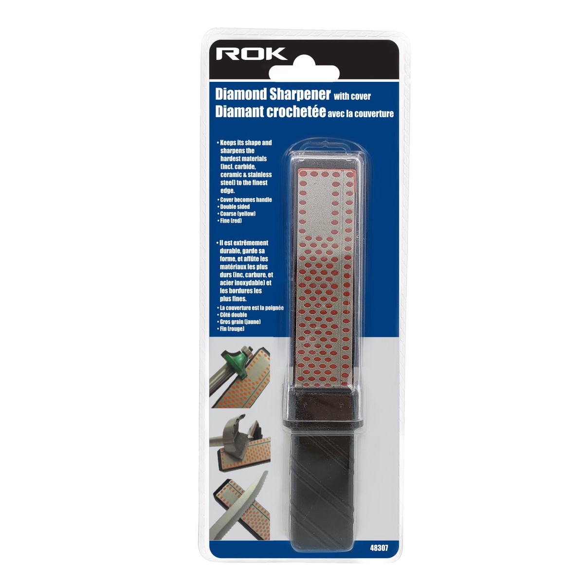 HANDY DIAMOND SHARPENER WITH COVER