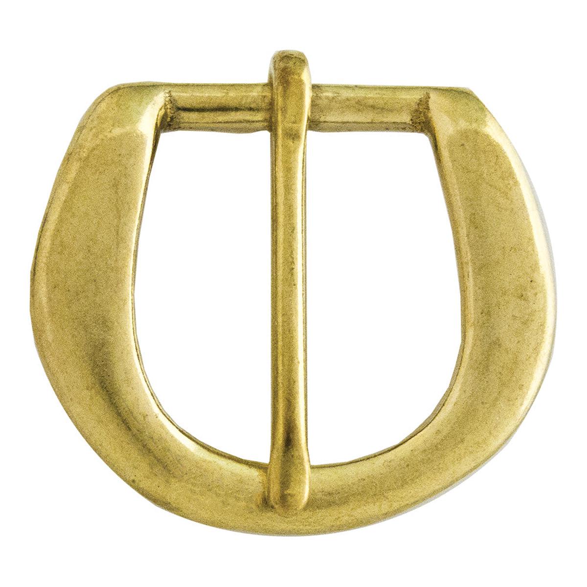 " Heel bar Buckle - Soild Brass