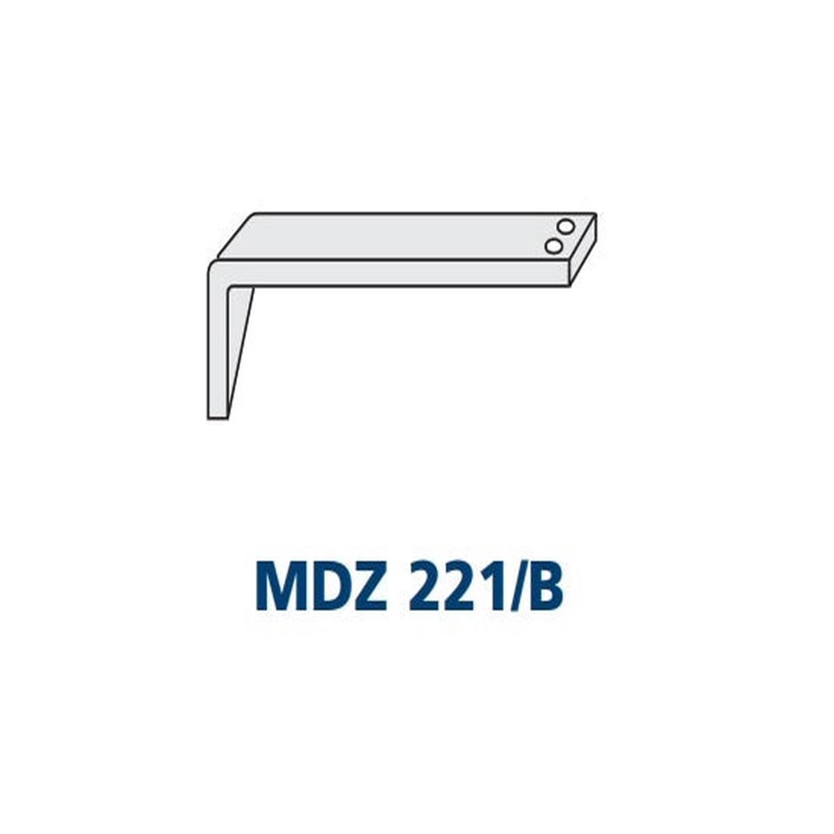 Madinoz 221 Lip Pull Handle - 221B: 28x36mm | Polished Stainless Steel