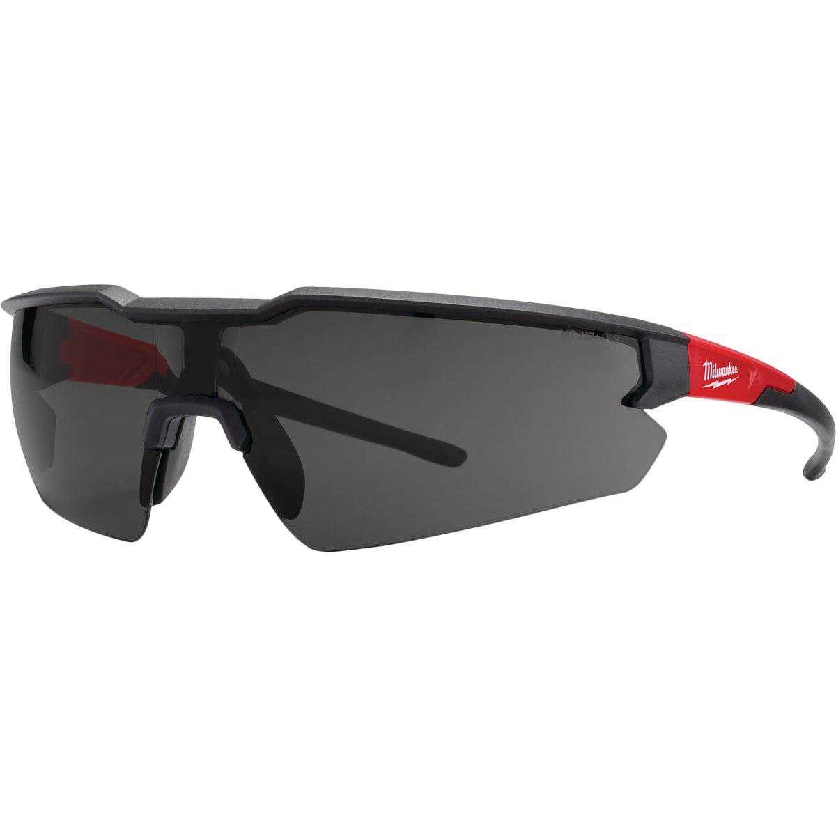 Milwaukee Red 038 Black Frame Safety Glasses with Tinted Anti-Scratch Lenses (3-Pack)