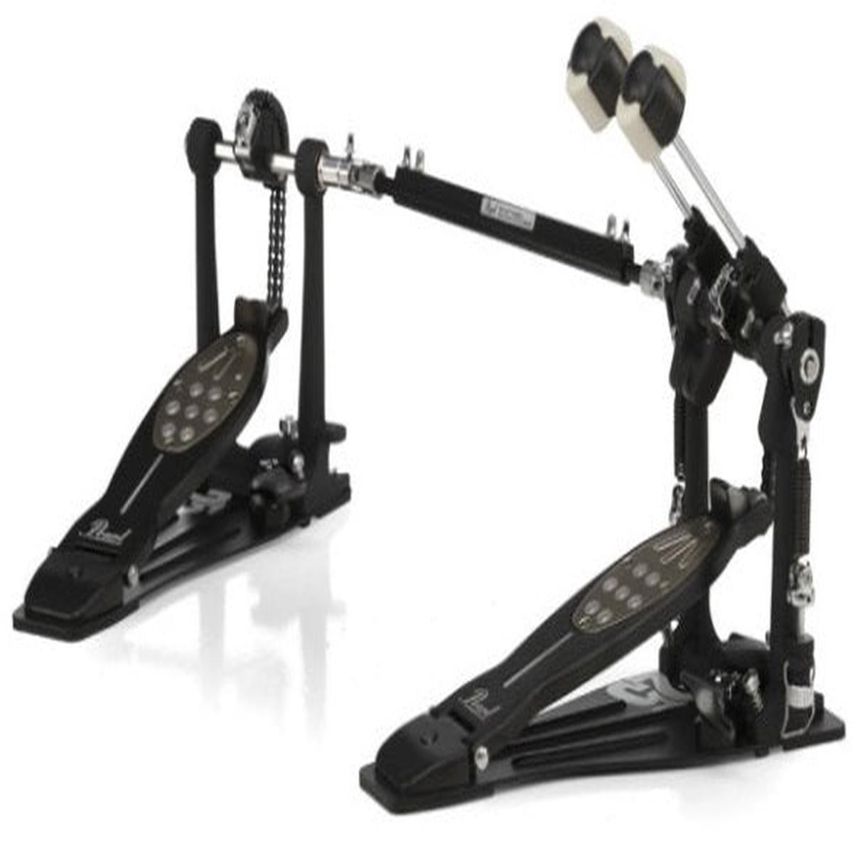 Pearl 25th Anniversary Chain Drive Double Bass Pedal Black wCase