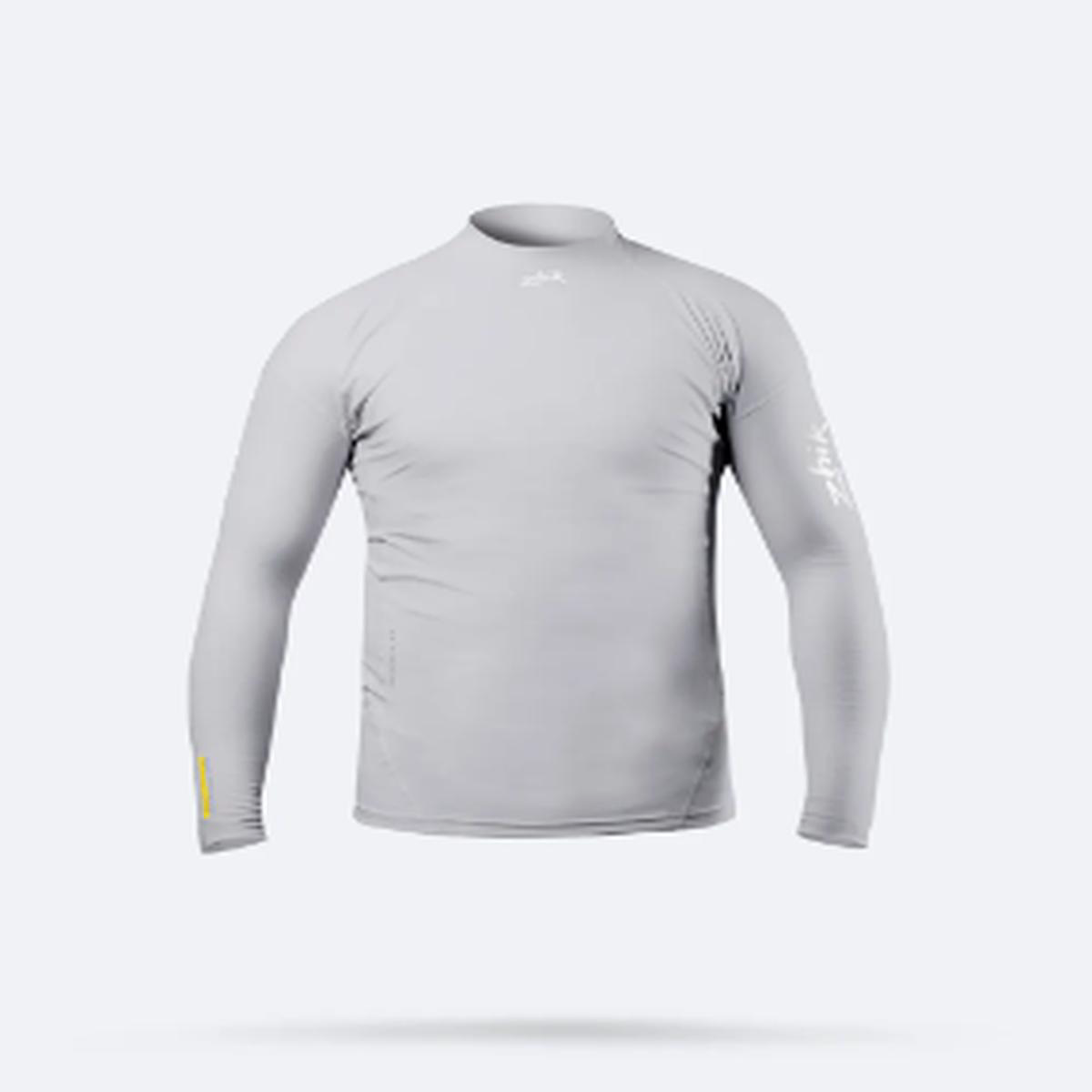 Zhik Youth Eco Spandex UPF50 Long Sleeve Rash Guard 8211 PLATINUM 14