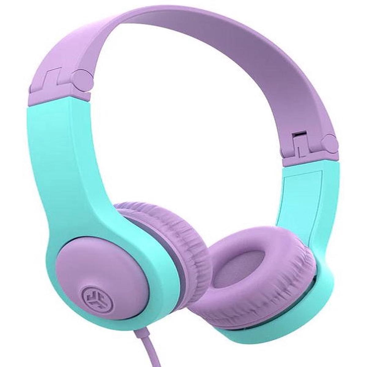 JLab JBuddies Folding Headphones for Kids (2 Colors) (Multi-Packs Available) 8211 25-Pack Purple Teal