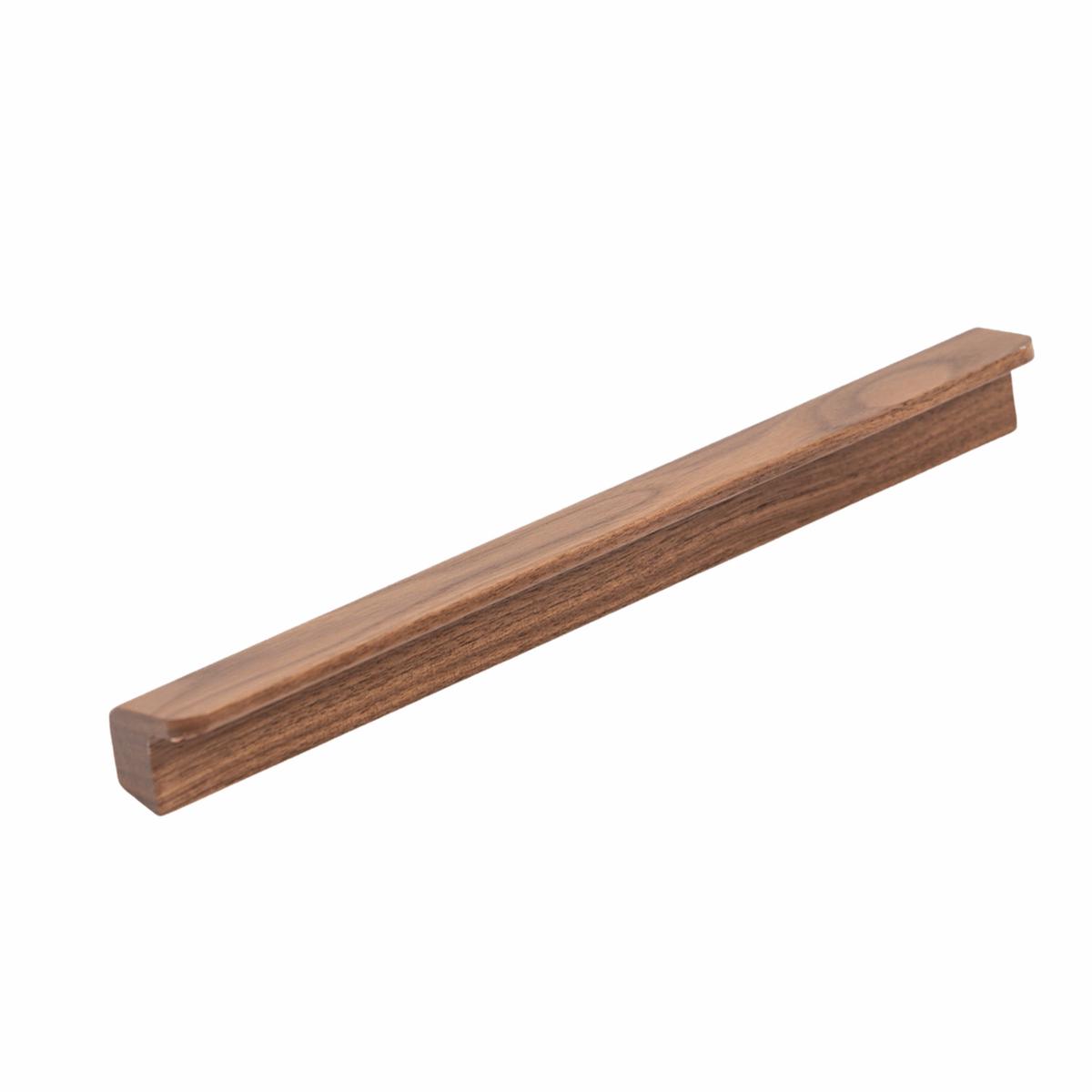 Momo Handles Momo Flapp Pull Timber Handle 160mm Brushed Walnut
