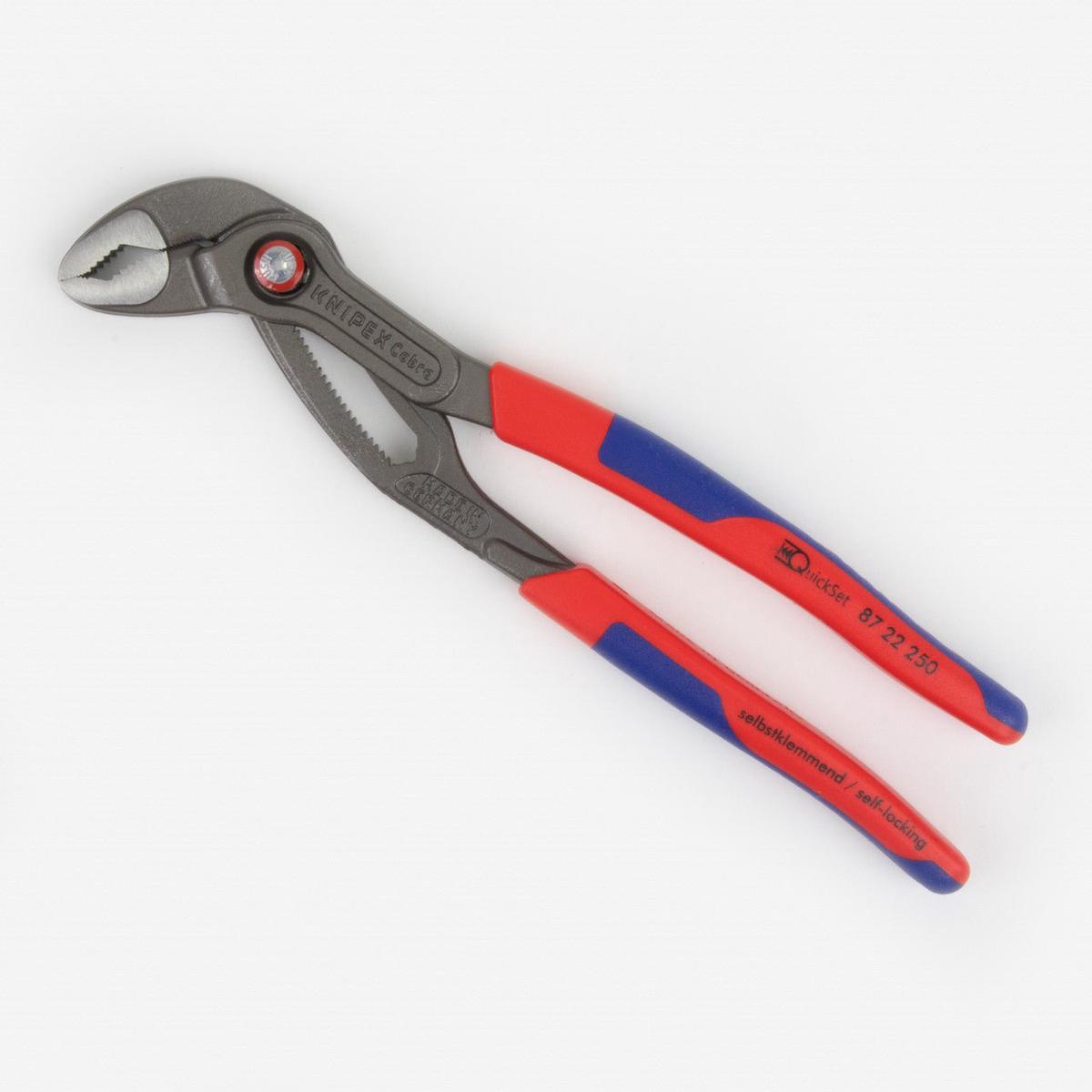 Knipex 10" Cobra QuickSet Water Pump Pliers - MultiGrip