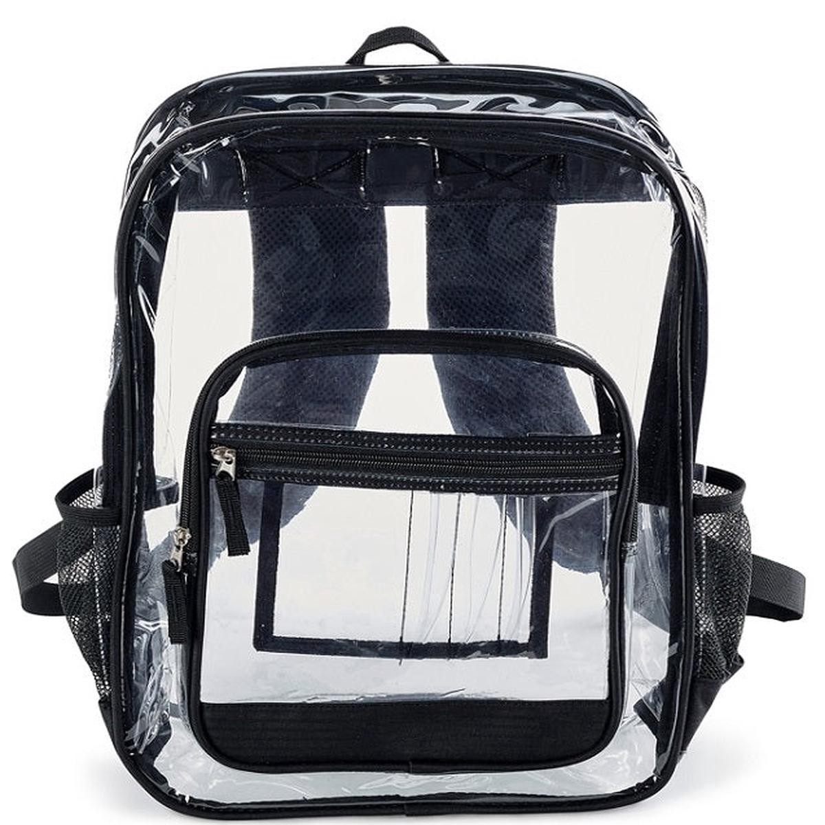 Vivacity Tech PVC Clear Backpack for Laptops Up to 1568221 (Multi-Packs Available) 8211 10-Pack
