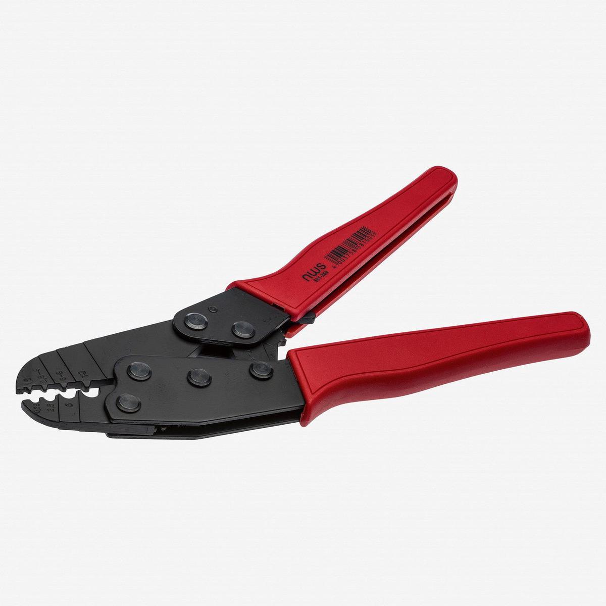 NWS 10.25" Crimping Lever Pliers for Non-Insulated Terminals