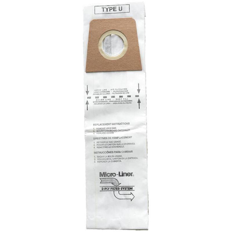 Type U Dirt Devil Vacuum Cleaner Bag - Microfiltration, 3 Pack