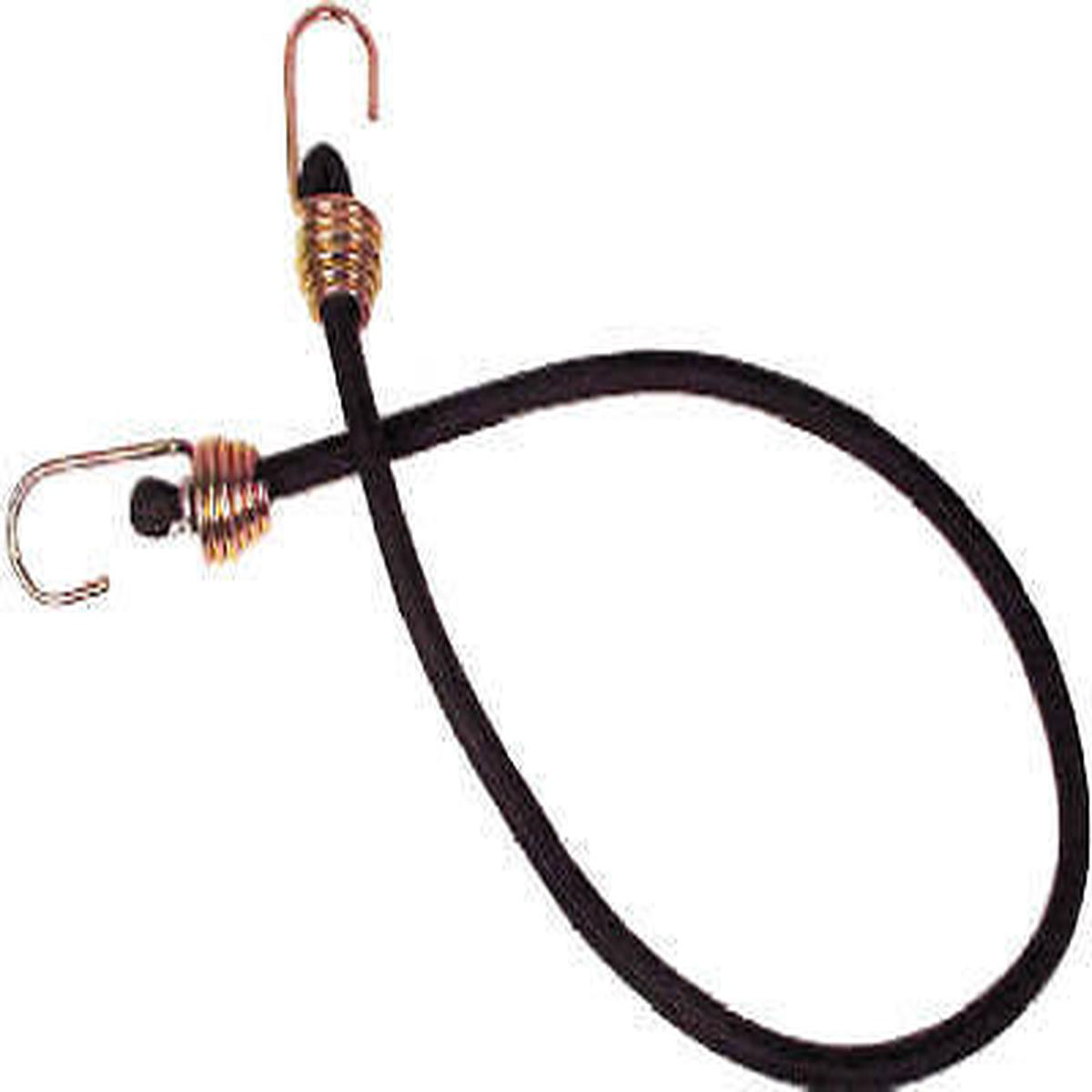 (10) Keeper 06182 328221 Black Industrial Strength Bungee Cords w HD Steel Hooks