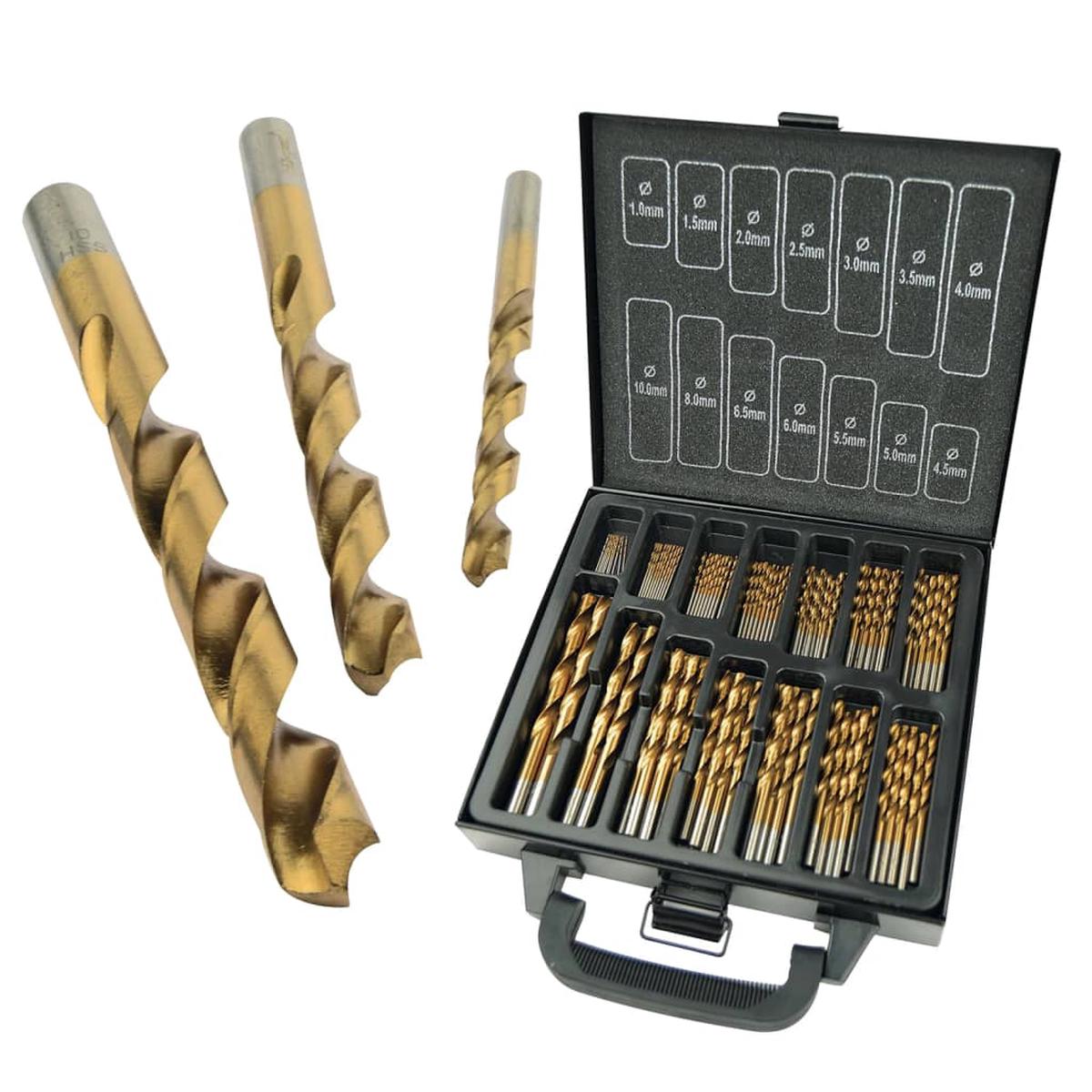 Br__der Mannesmann 99 Piece HSS Drill Set Titanium