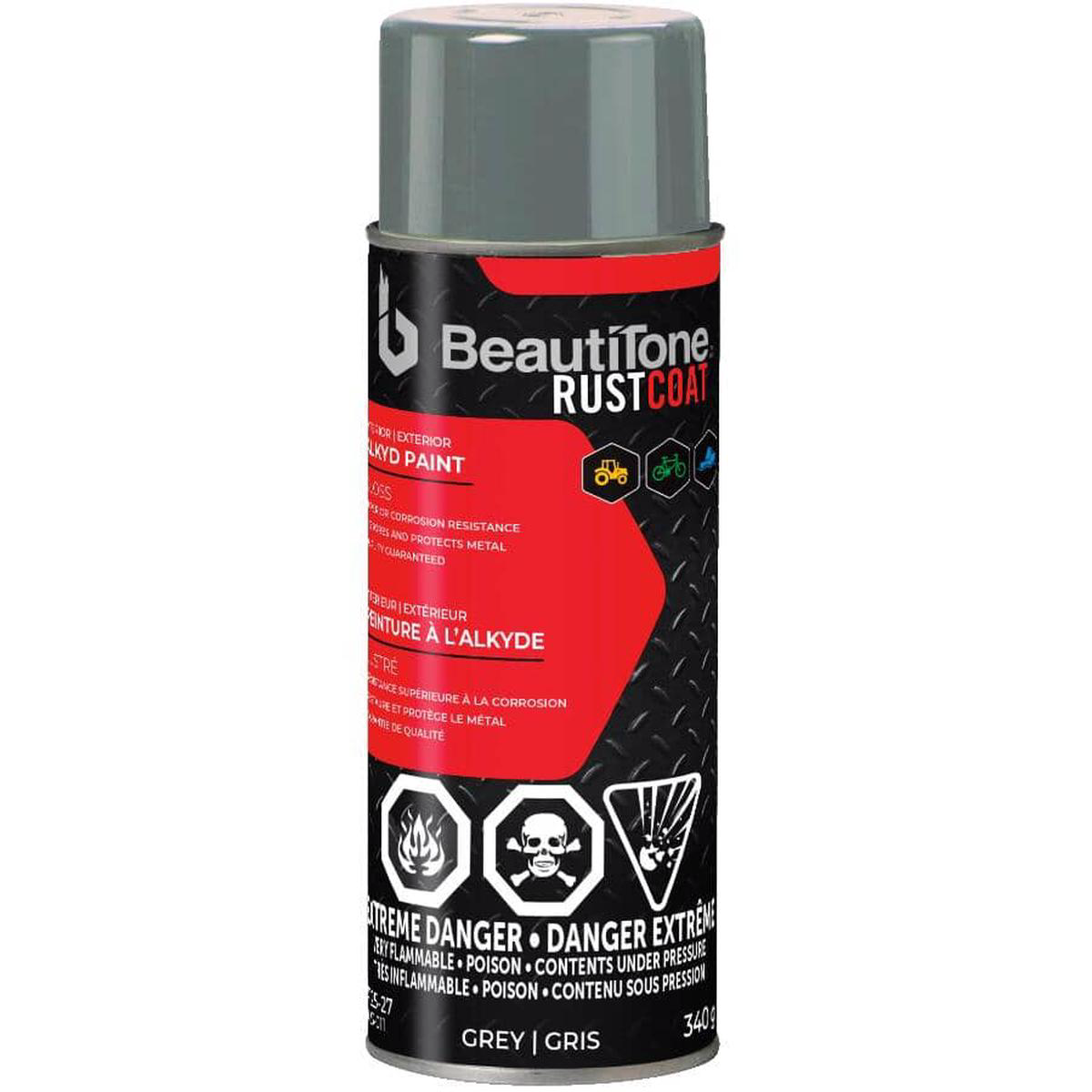 Alkyd Rust Spray Paint 8211 Gloss Grey 340 g