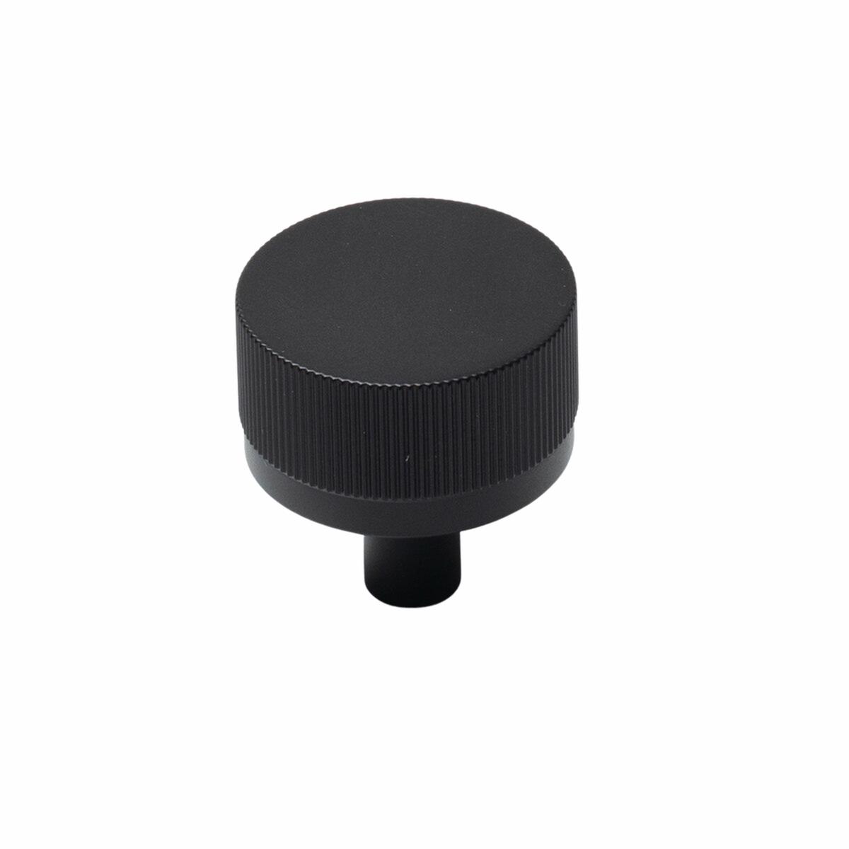 Momo Handles Momo Bellevue Solid Brass Lined Knob 35mm Matte Black