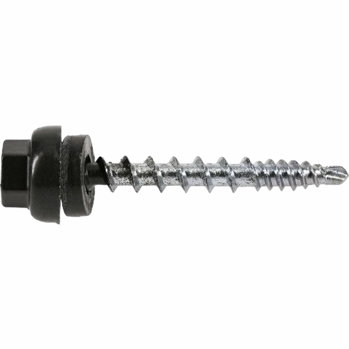 Hillman 10 X 1-12 in Black Roofing Screws 250 ct