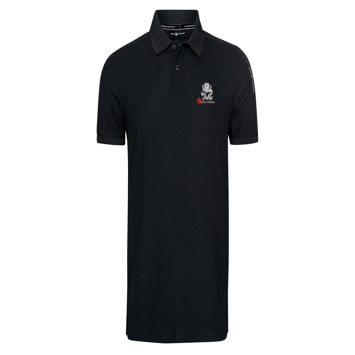 Spray Technical Polo with Embroidery Logo - XS | Carbon