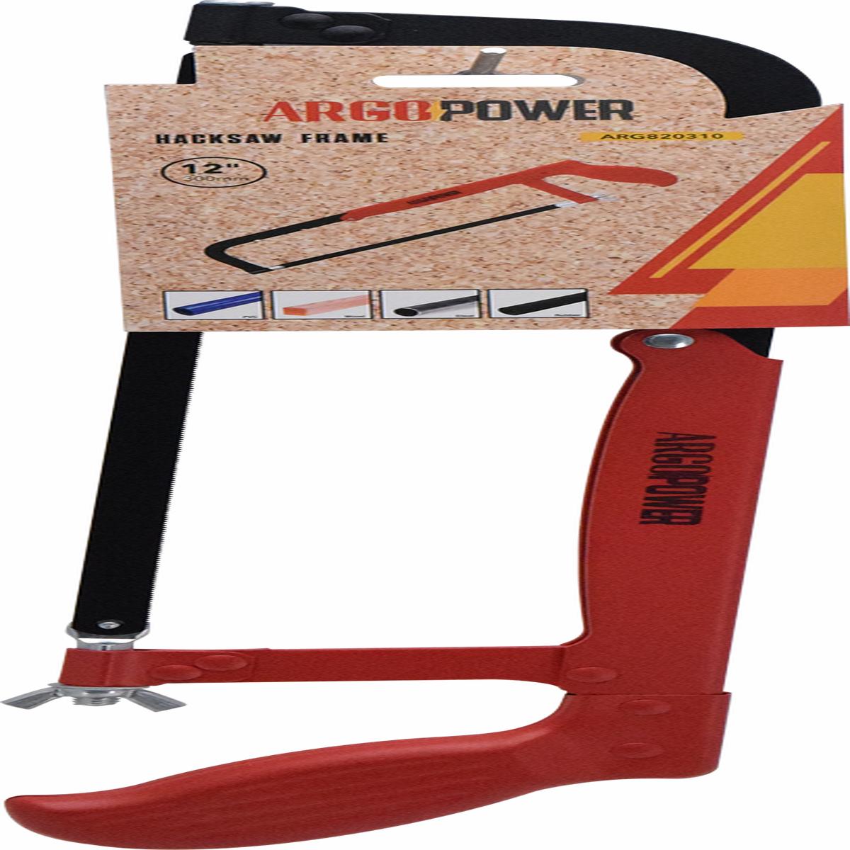 Argo Hacksaw Frame 1012" Heavy-Duty