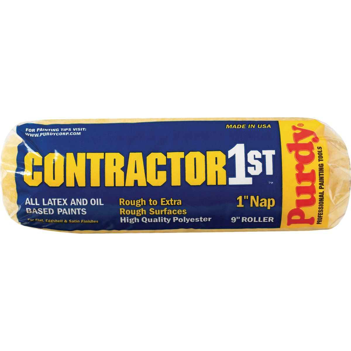 Purdy Contractor 1st 9 In x 1 In Knit Fabric Roller Cover