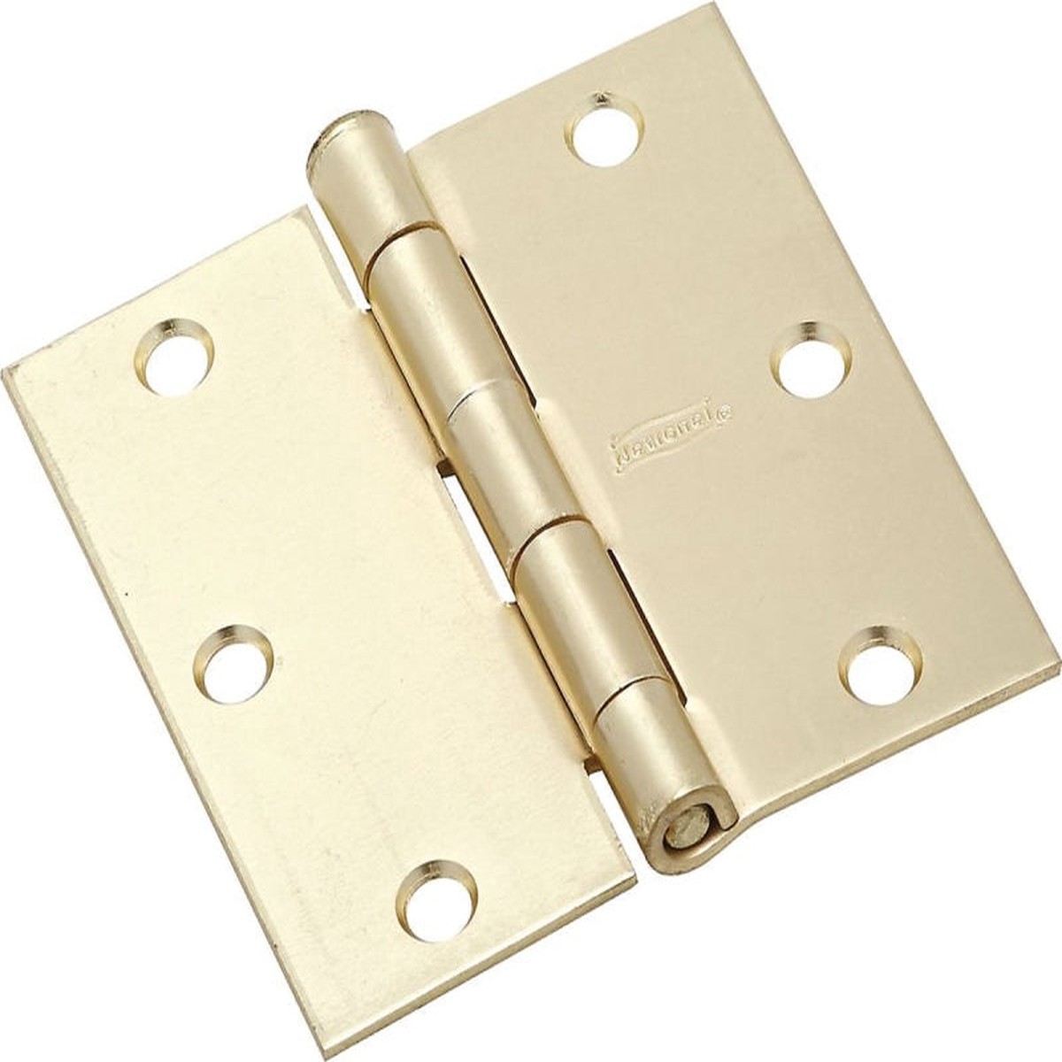 National Hardware N830-232 Door Hinge Steel Satin Brass Non-Rising Removable Pin 3 in L x 3 in W Dimensions 50 lb