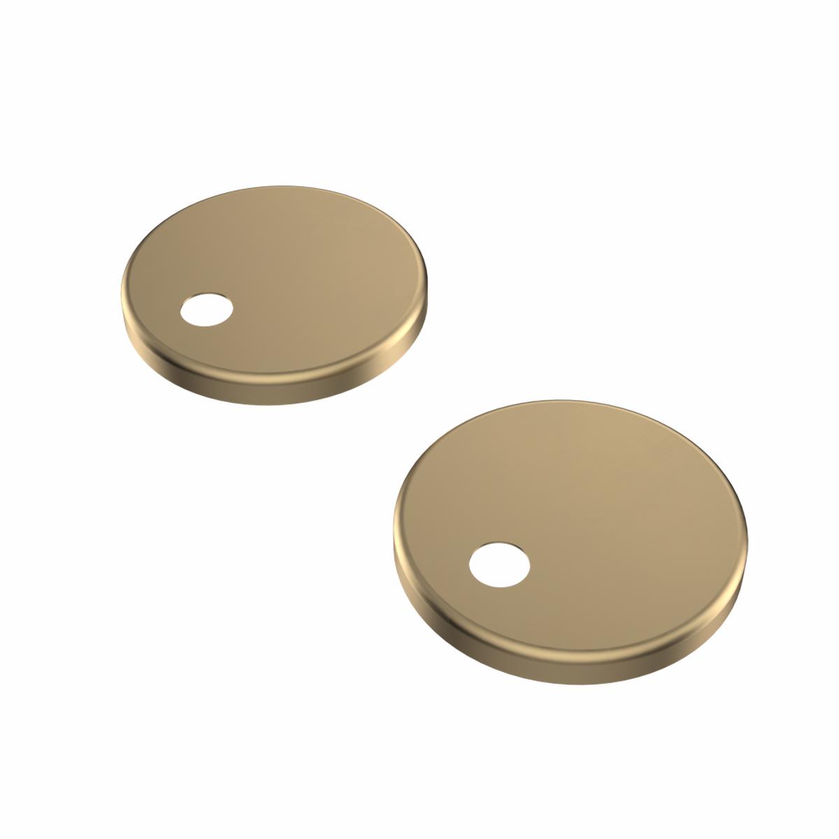 Caroma Urbane II Toilet Seat Hinge Caps Brushed Brass