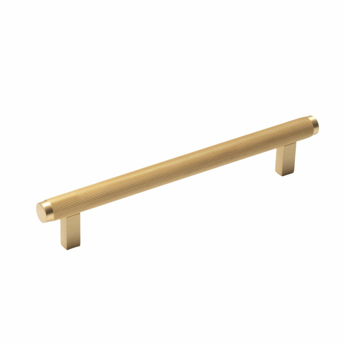 Momo Handles Momo Bellevue Solid Brass Lined Bar Pull 160mm Brushed Satin Brass
