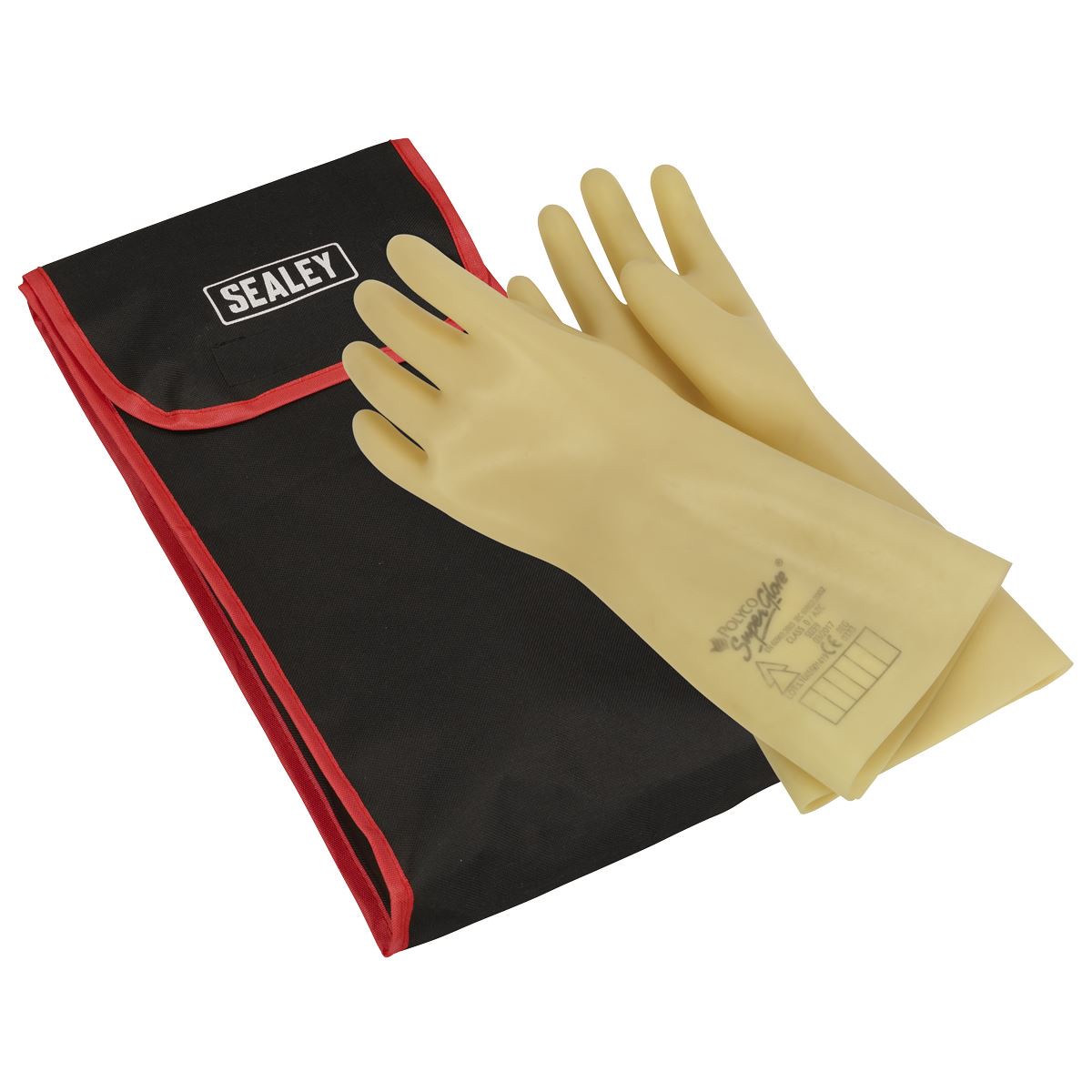 Sealey Electrician's Safety Gloves With Bag 1kV AC HVGBCOMBO