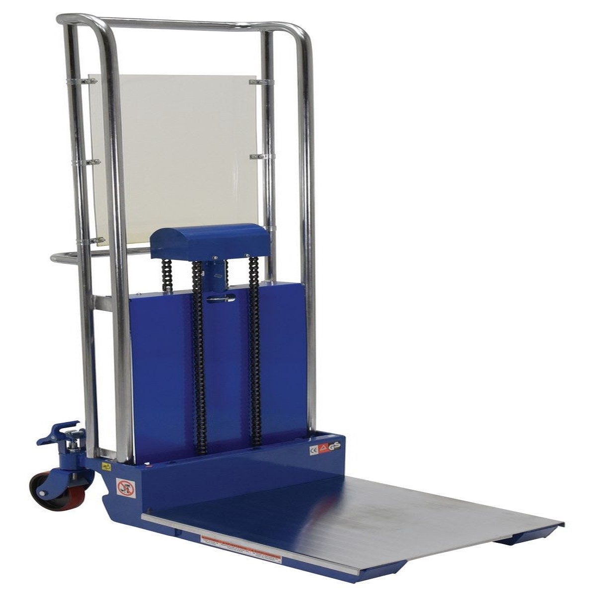 Vestil Portable Hydraulic Hefti-Lift - 880 Lb Capacity - 36x70 in - Steel with Two-Speed Foot Pump - HYD-10-AS