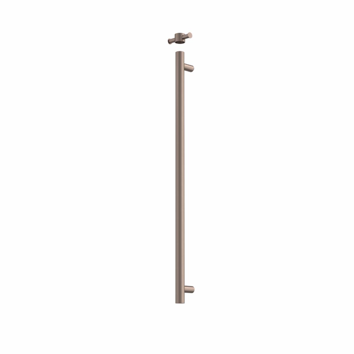 Caroma Liano II Heated Towel Rail Vertical Brushed Bronze (Transformer not included)