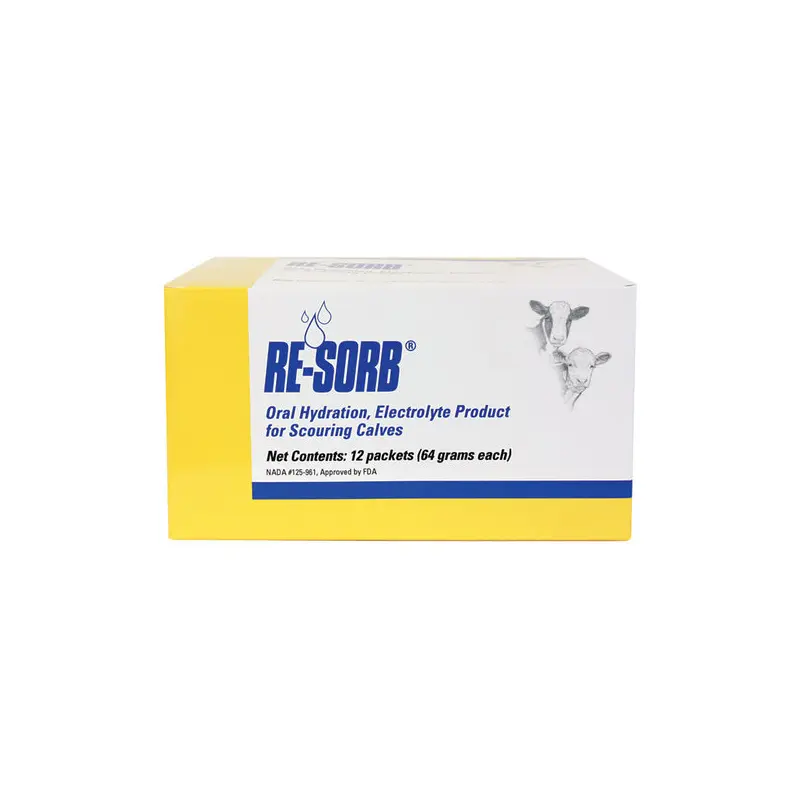 Zoetis RE-SORB Oral Hydration Electrolyte for Scouring Calves