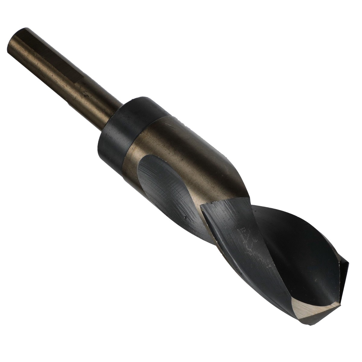 1-31/64" HSS Black & Gold Drill Bit with Reduced 1/2" 3-Flat Shank, Contractor Series