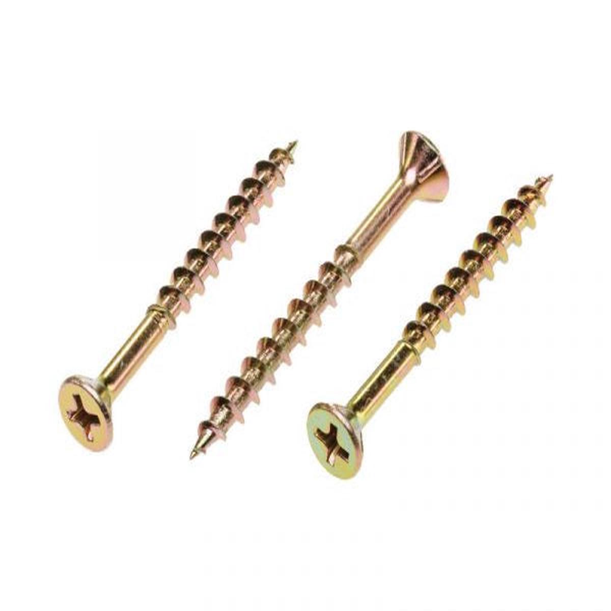 Zinc Plated Chipboard Screws 8g x 32mm - Box of 1000